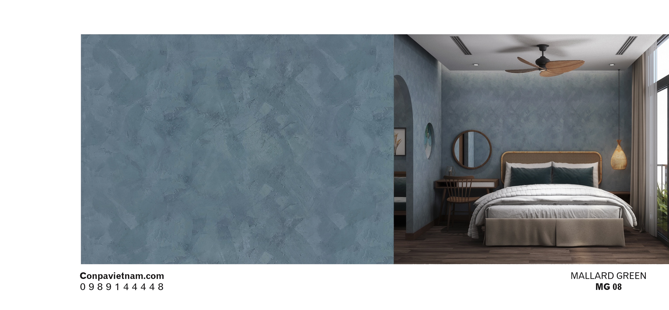 Mallard green MG08 - Design concrete paint Mallard green MG08 - Conpa design concrete paint