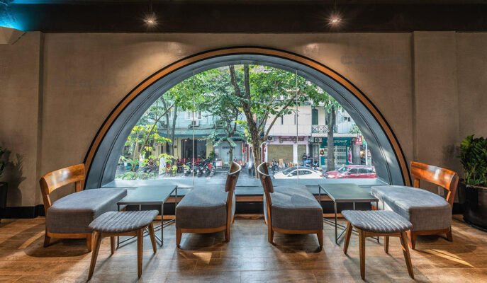 Starbucks coffe chọn sơn bê tông Conpa