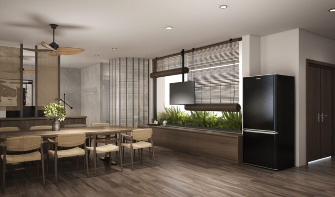 mẫu thiết kế căn hộ pent house sang trọng