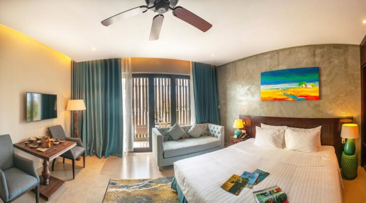 sơn giả bê tông trang trí villa apartment
