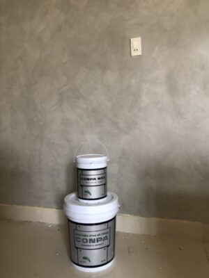 thùng sơn Conpa tại công trình