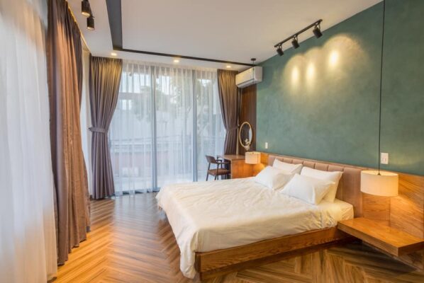 Sơn giả bê tông phòng khách sạn